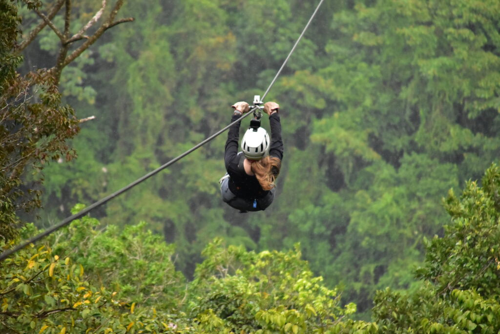 Ziplining